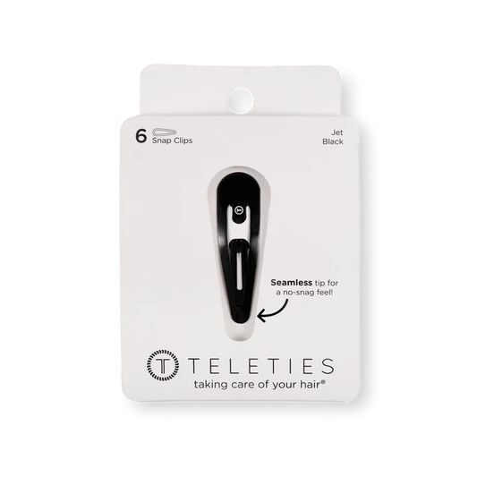 Teleties - Snap Clips - Jet Black
