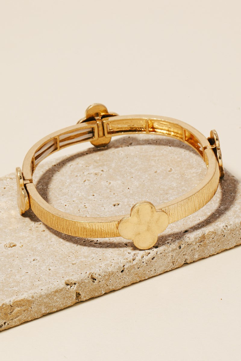 Clover Bangle Bracelet