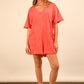 Mineral Washed Oversized Romper