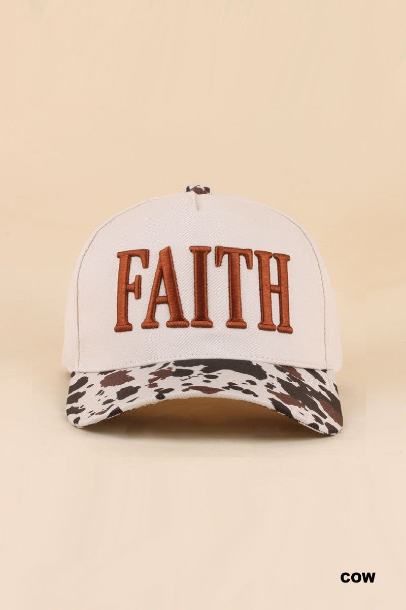 FAITH HAT - COW