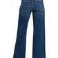 Dark Wash Wide Leg Denim Pants