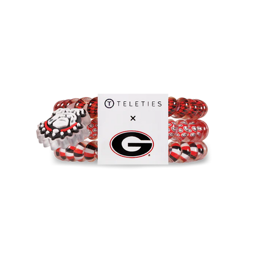 TELETIES University of Georgia Hair Ties - Small