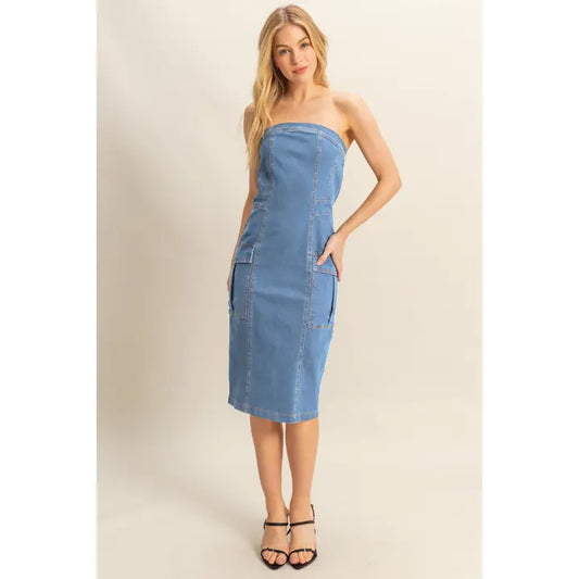 Cowgirls Like Me Denim Dress