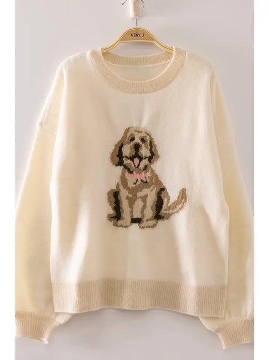 Cutie Doodle Knit Sweater