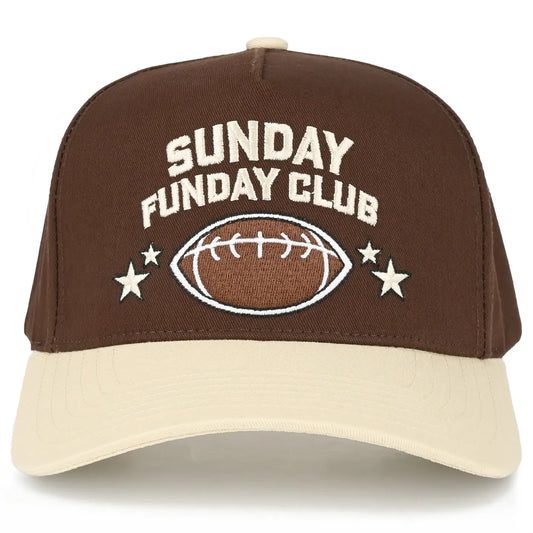 Sunday Funday Club Hat - Brown