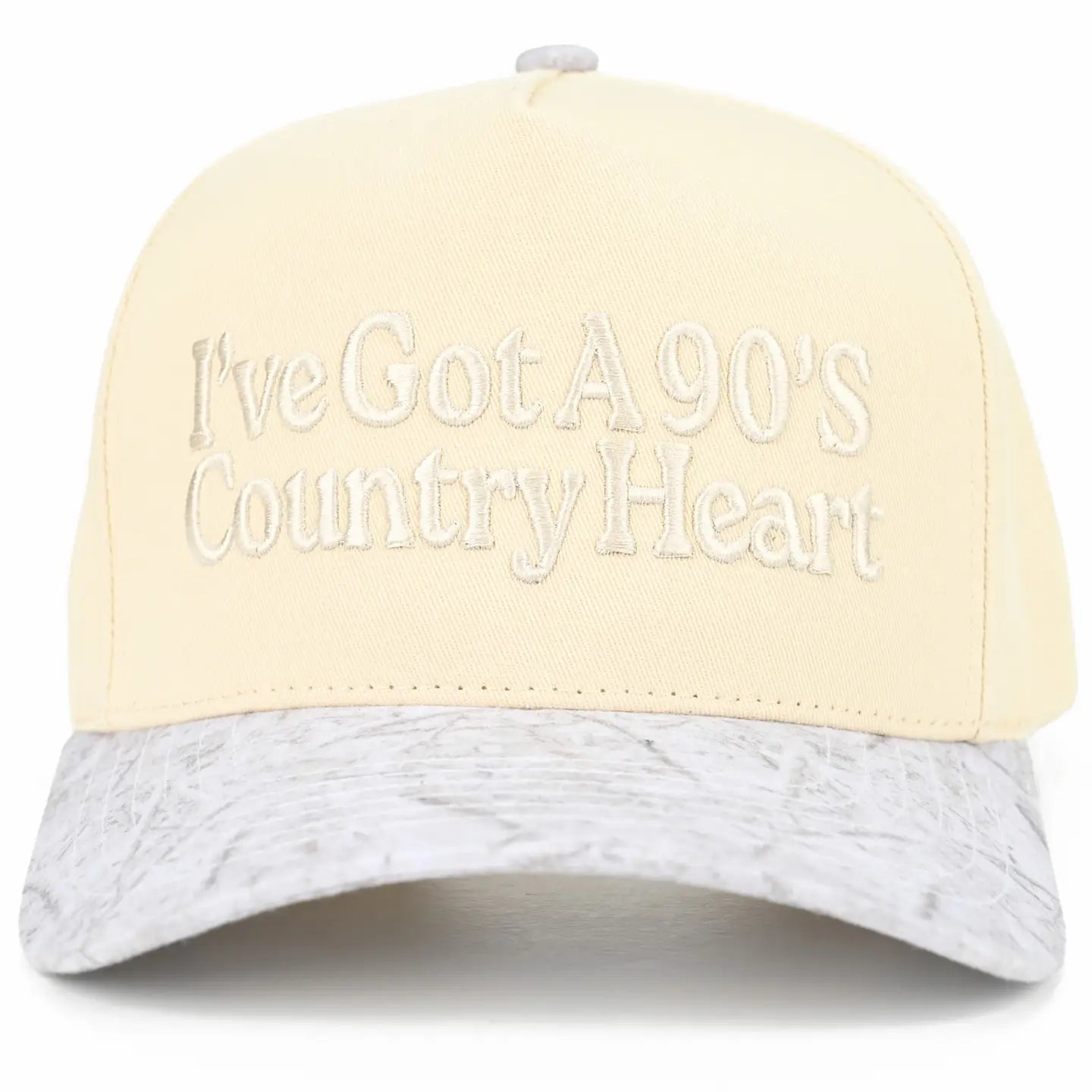 90's Country Heart - White Camo