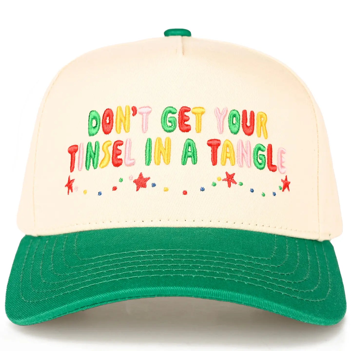 Don't Get Your Tinsel in a Tangle Hat - Green