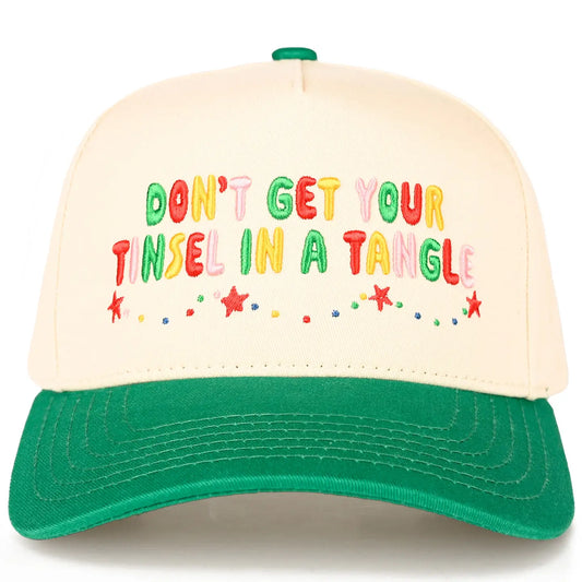 Don't Get Your Tinsel in a Tangle Hat - Green