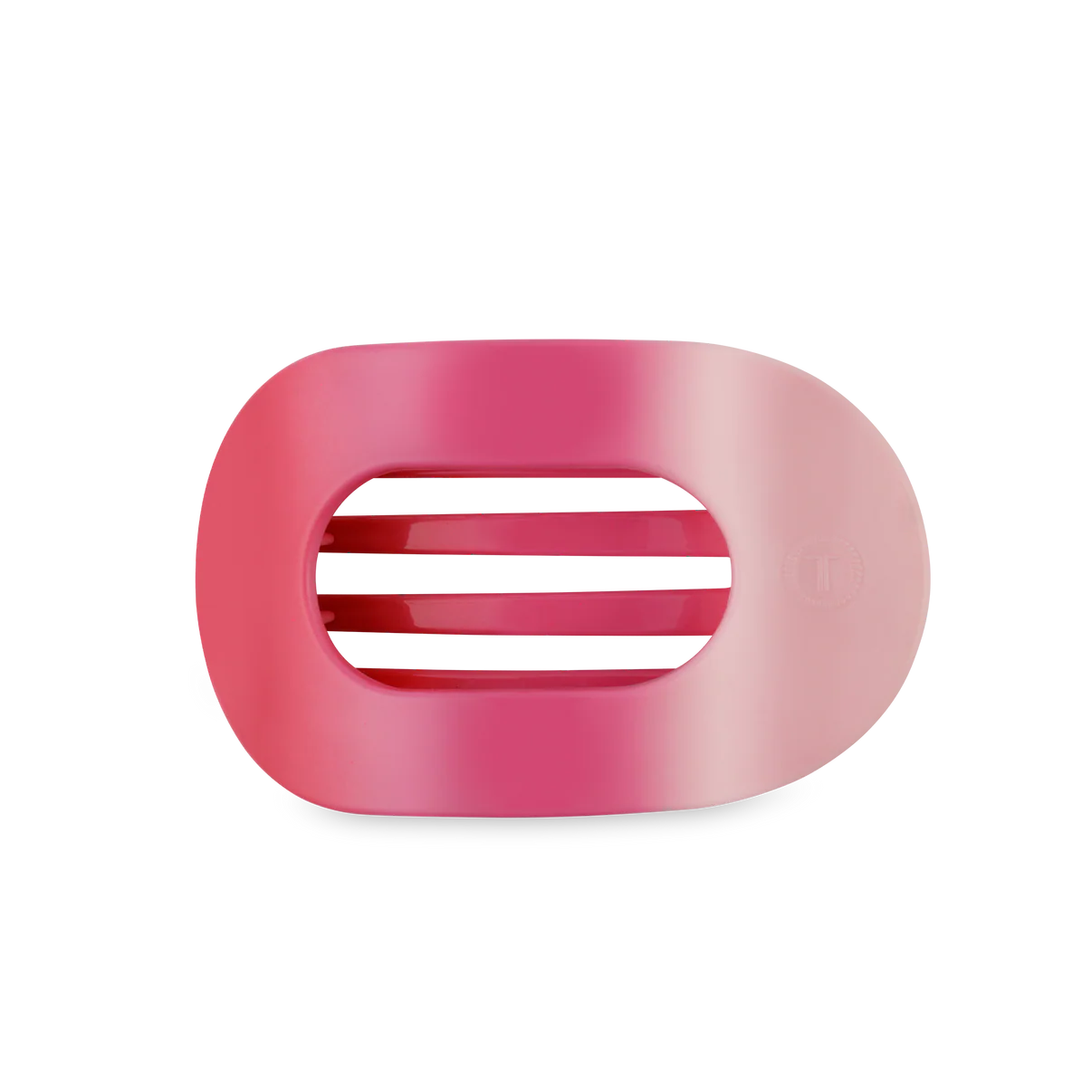 Teleties - Flat Round Hair Clip - Kiss & Tell - Medium