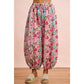 floral printed balloon pants