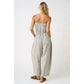 Floral Barrel Leg Jumpsuit
