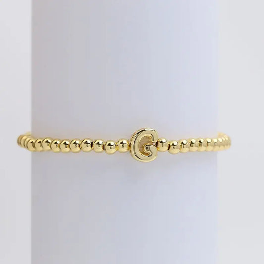 Beaded Initial Bracelets