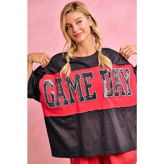 Game Day Colorblock Tee
