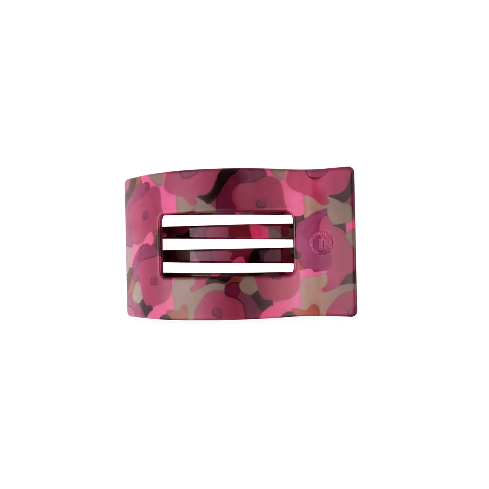 Garden Glam Small Flat Rectangle Hair Clip