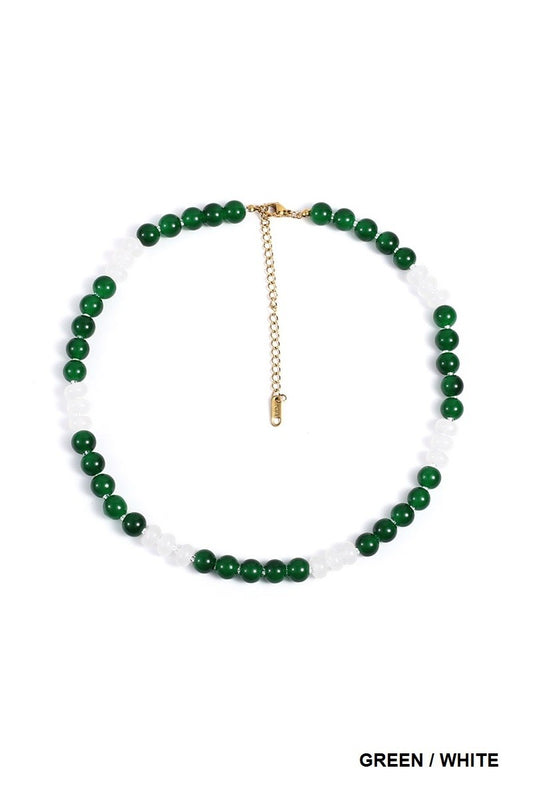 Gemstone Colored Necklace