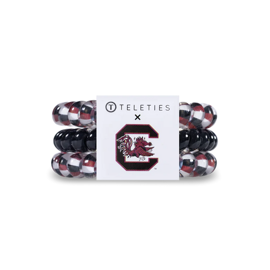 TELETIES University of South Carolina Hair Ties - Small