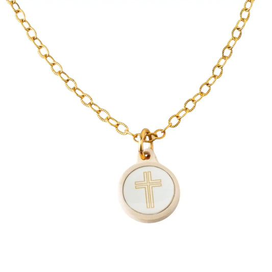 Versible Tap to Pray Necklace - Gold