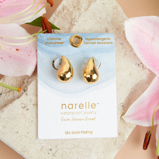 Waterproof Tear Drop Earrings