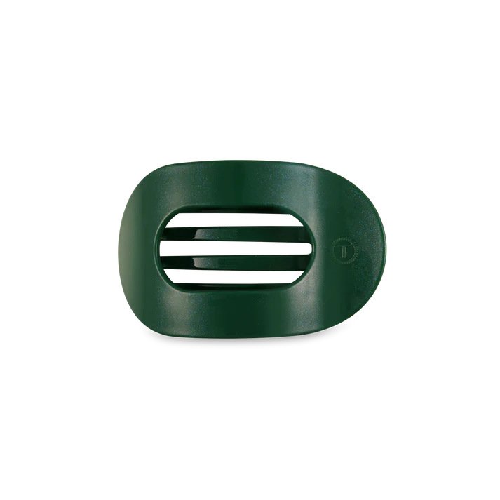 Teleties - Flat Round Hair Clip - Mistletoe - Small