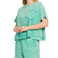 Hadley Halo Washed Shorts - Green
