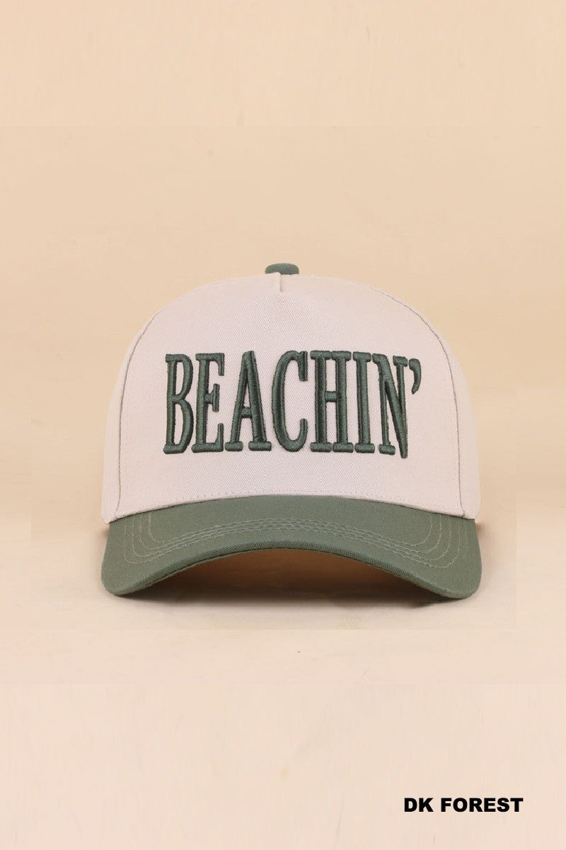 beachin hat - green