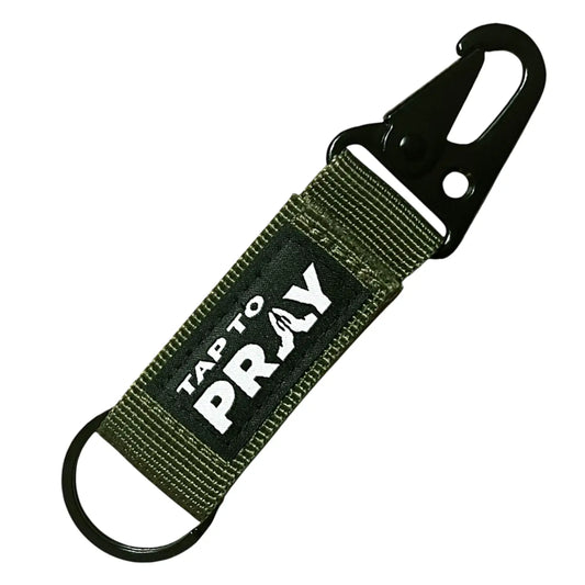 Versible Tap to Pray Tactical Keychain - Black