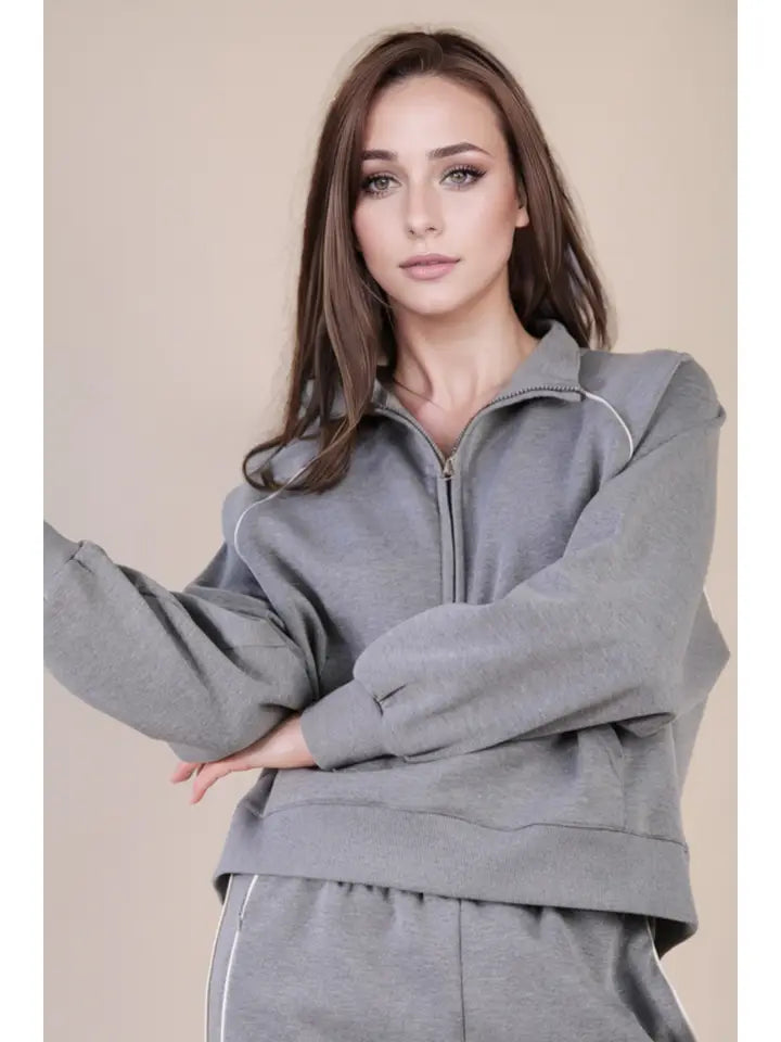 Just Hanging Around Top - Gray