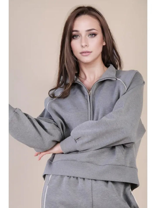 Just Hanging Around Top - Gray