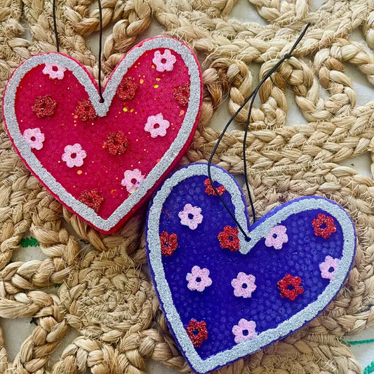 Floral Heart Freshie