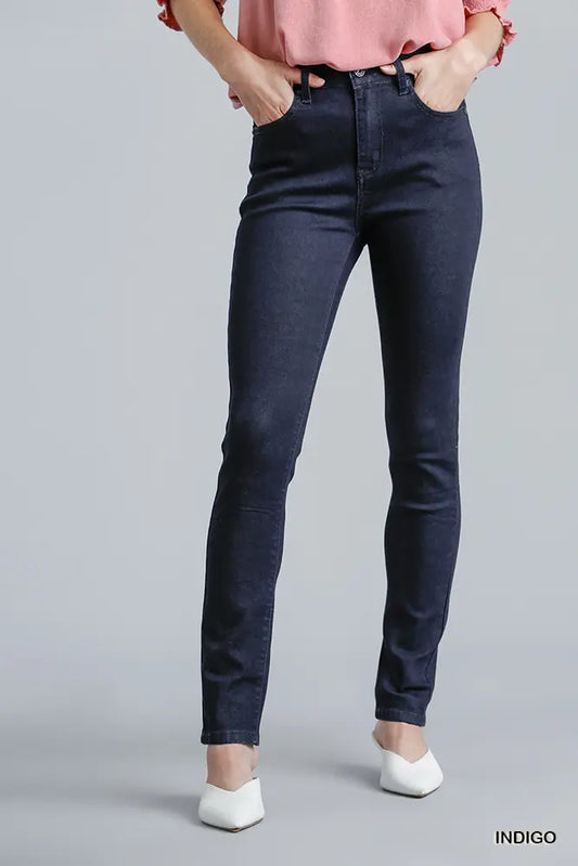 High Rise Skinny Jeans - Indigo