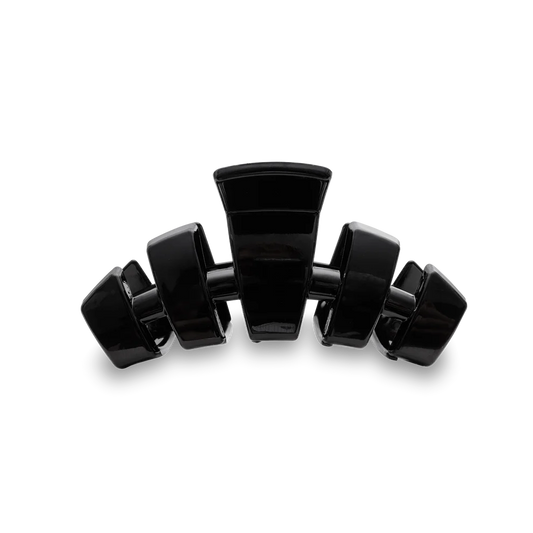 Classic Jet Black Hair Clip - Medium