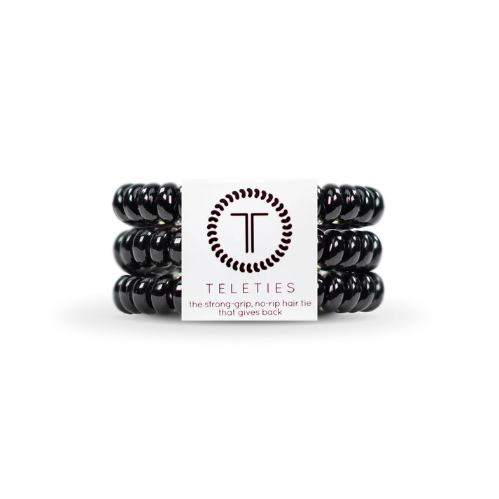 Teleties - Hair Ties - Jet Black - Small
