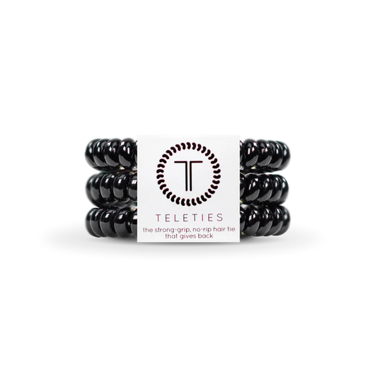 Teleties - Hair Ties - Jet Black - Small