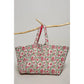 QUILTED FLORAL JUMBO TOTE BAG