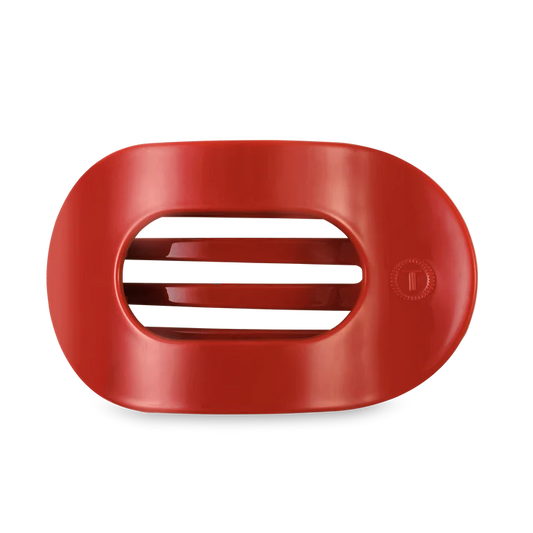 Teleties - Flat Round Hair Clip - Red Carpet Ready - Large