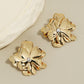 Metallic Layered Flower Studs