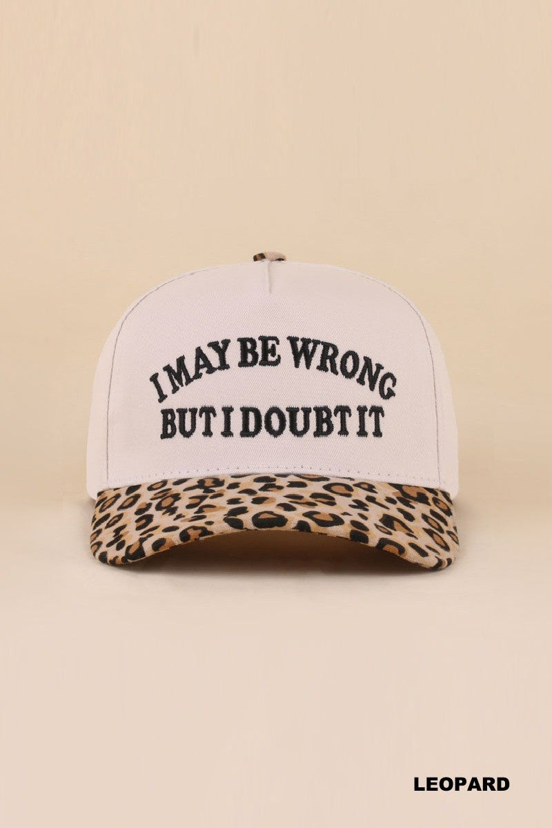 I may be wrong but I doubt it hat - leopard