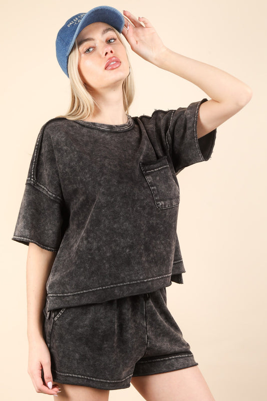 Lesie Mineral Washed Top