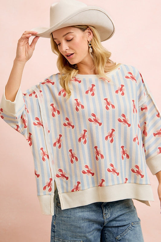 Lobster print top