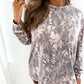 Woodland Wash Camo Long Sleeve Top