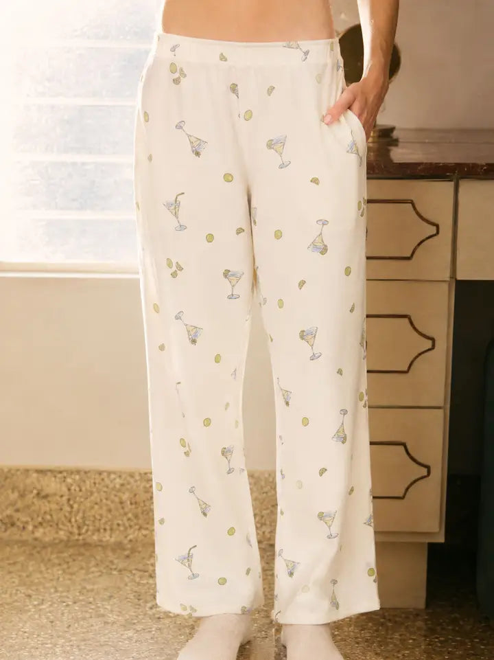 Martini Please Motif Pants