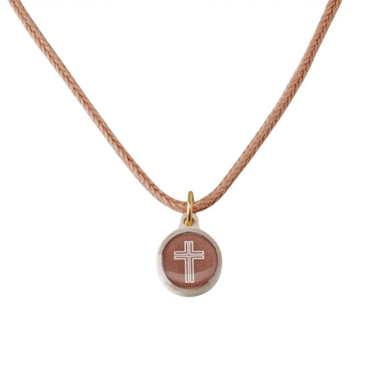 Versible Tap to Pray Necklace - Mocha