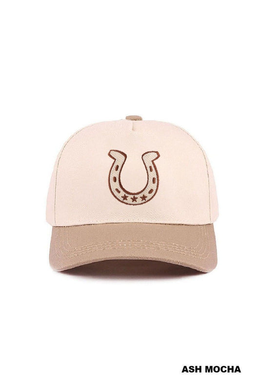 horseshoe hat - mocha