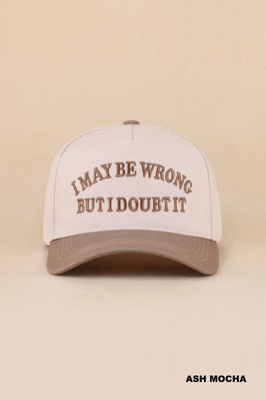 I may be wrong but I doubt it hat - mocha