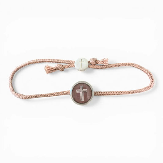 Versible Tap to Pray Survivor Bracelet - Mocha