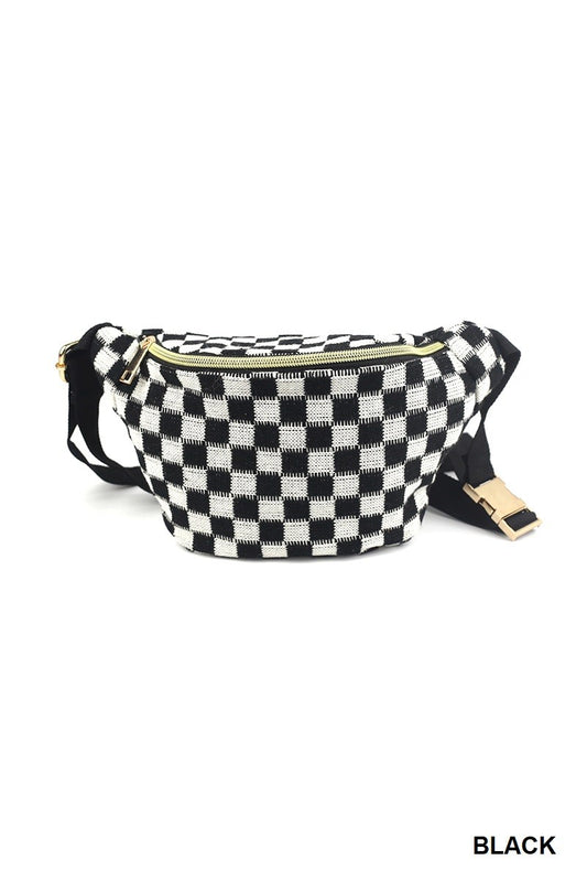 Checkered Crossbody Bag