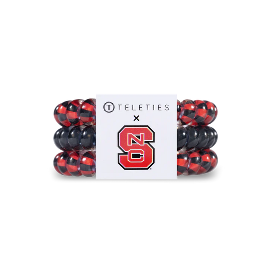 TELETIES NC State Hair Ties - Small