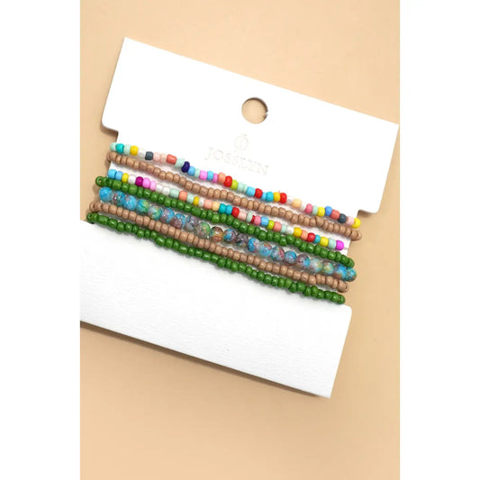 Confetti Beaded Bracelet Set