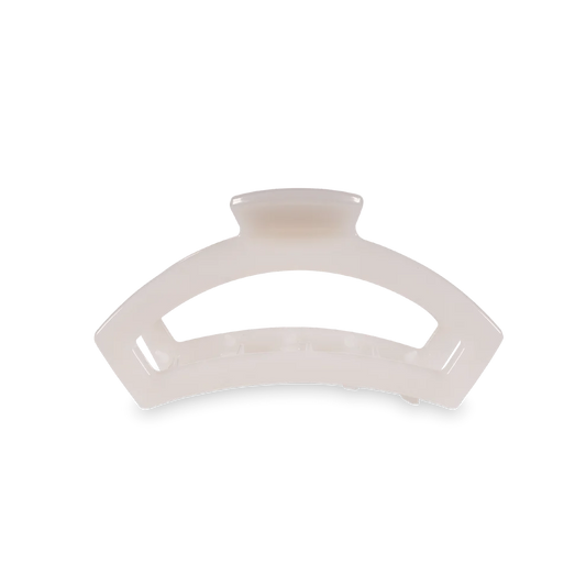 Open Coconut White Small Claw Clip