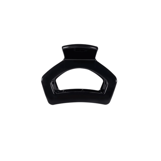 Open Jet Black Petite Hair Clip